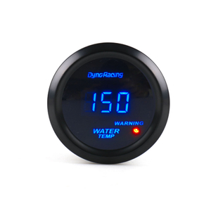 Medidor de temperatura del agua del coche de 52 mm Medidor de temperatura del agua con luz azul digital LED