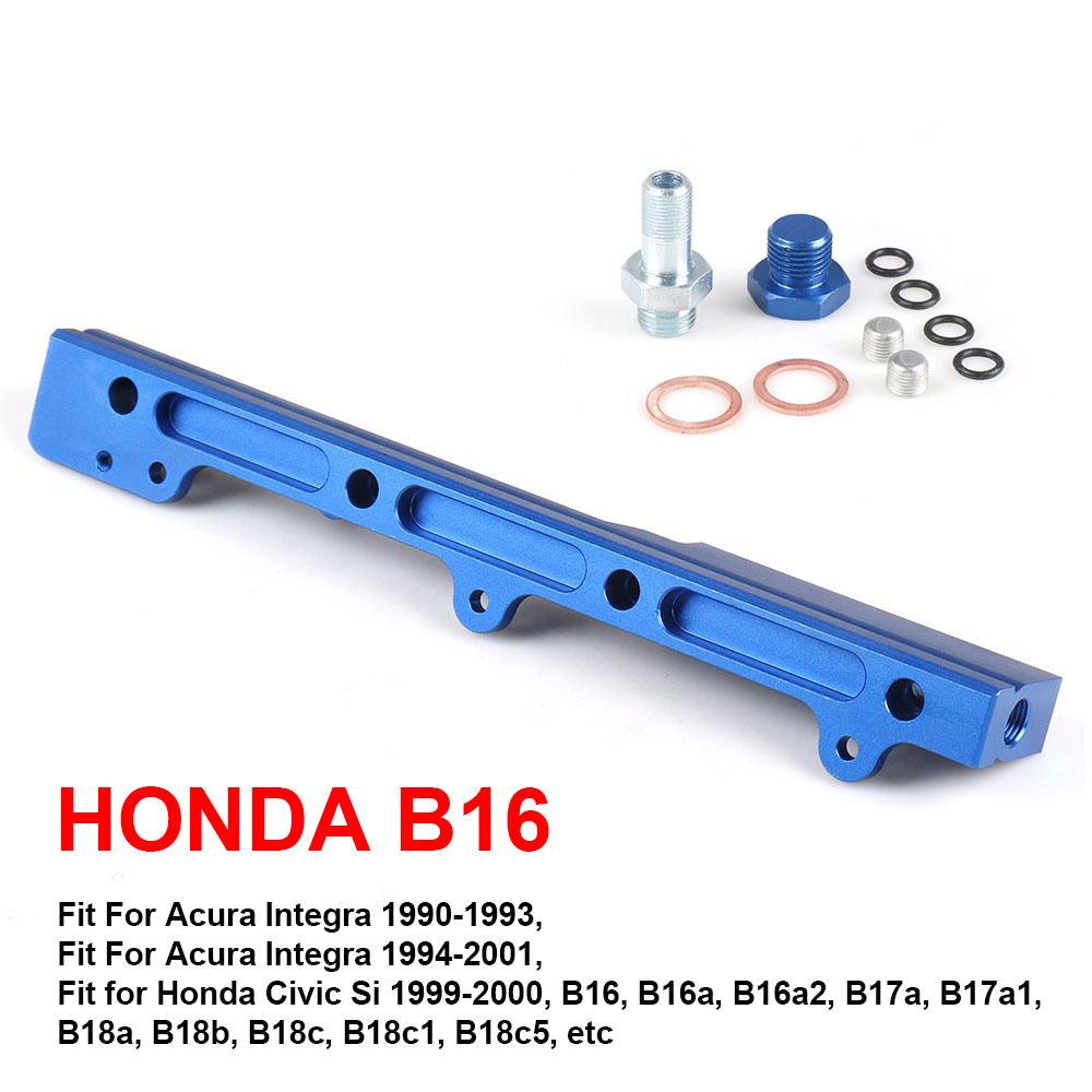 Honda Civic Si B16 B16A B16A2 1999-2000 Kits de riel de combustible de flujo superior del motor de aluminio