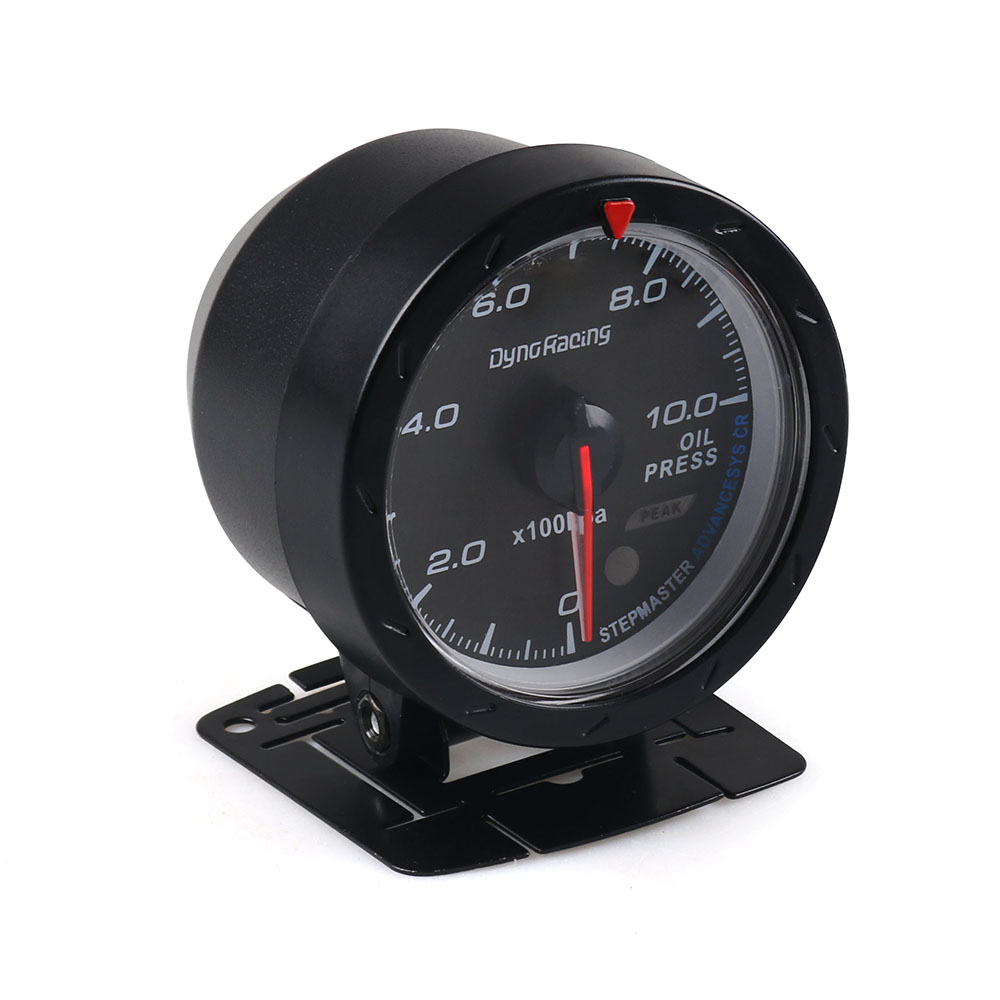 Medidor de temperatura de presión de aceite de coche automático de 60MM 0-10 BAR Medidor de prensa de aceite Medidor de coche