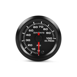 Medidores digitales de presión de aceite de 52 mm 0-100 PSI Medidores automáticos de presión de aceite para automóviles