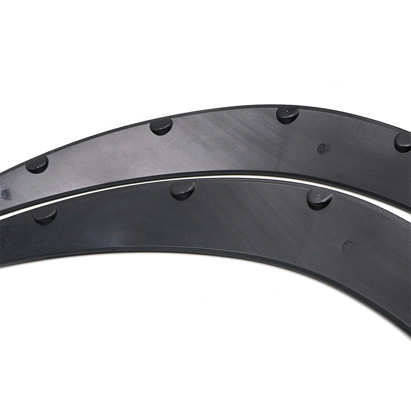 Universal Black ABS 4 piezas Fender Flares Arch Wheel Protector de cejas / guardabarros Sticker Car Fender Flares