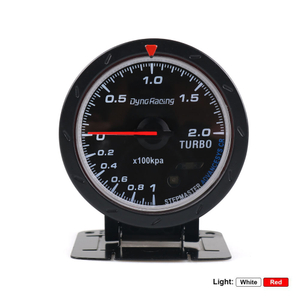 Medidor de presión Turbo Boost para coche de 60 mm Medidor de turbocompresor para coche Medidor automático con sensor
